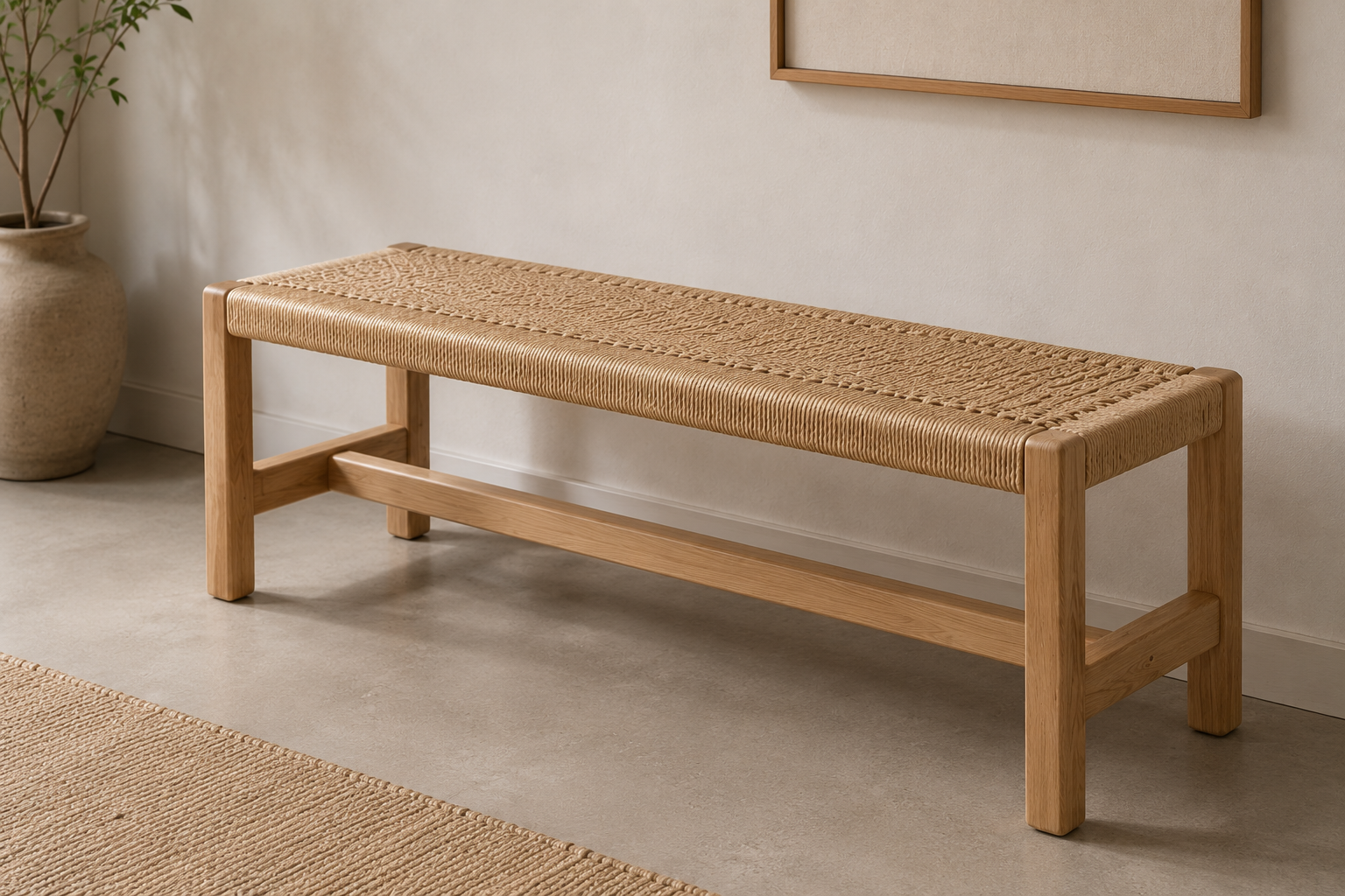 Öz Masif Örgü Bench - Görsel 2